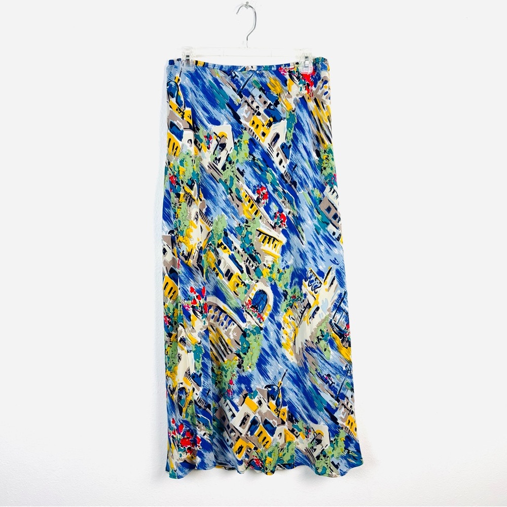 Natalie & Me Silk Maxi Skirt View 2